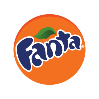 Fanta drink vector logo