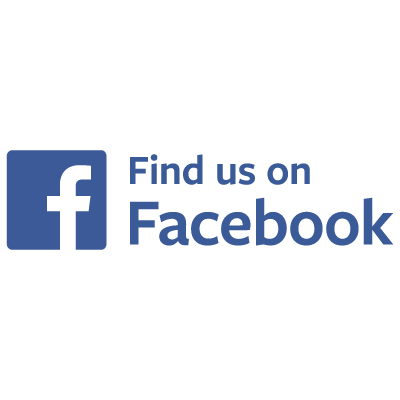 Find Us on Facebook Badge logo