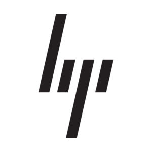HP laptop logo vector