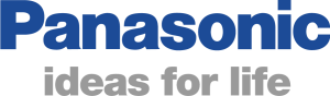 Panasonic logo vector with slogan “Ideas for Life”