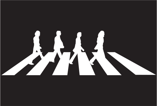 The Beatles Abbey Road vector