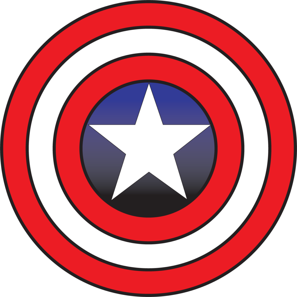 Captain America (shield) logo PNG Captain America (shield) Vector Graphic