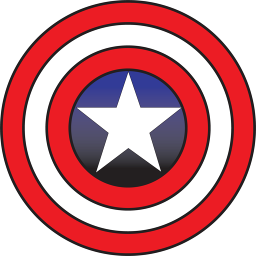 Captain America (shield) Vector Graphic