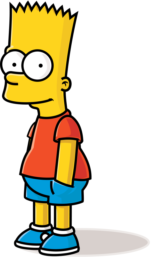 Bart Simpson Vector (SVG, EPS) + PNG