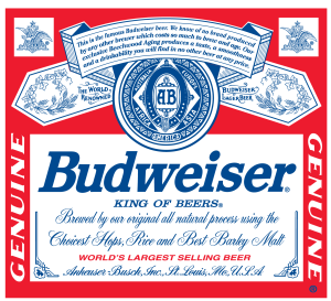 Budweiser Beer Label Vector Logo + PNG