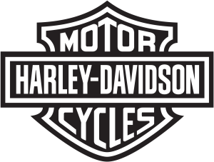 Harley-Davidson (black) Vector Logo + PNG