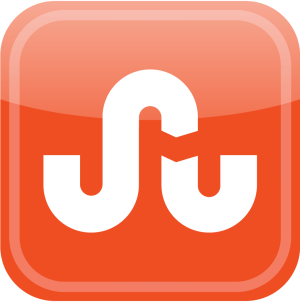 Stumbleupon icon vector