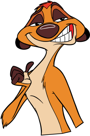 Disney’s Timon Vector & PNG