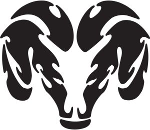 Dodge Ram Tribal Skull Logo PNG + Vector