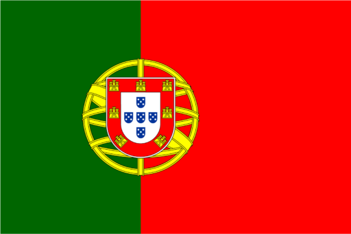 Flag of Portugal (RGB colours) Vector PNG