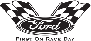 FORD – First on Race Day Logo in Vector