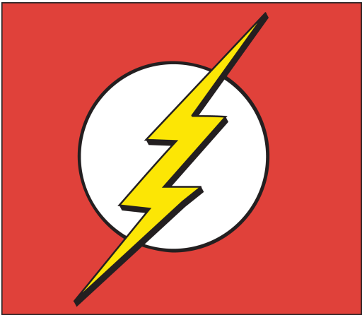 The Flash (superhero) Logo Vector Files