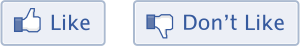 Facebook Like Button PNG + Vector