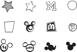 Mickey Mouse Icons vector
