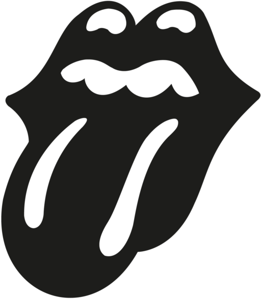 The Rolling Stones (black) Logo PNG & Vector Files