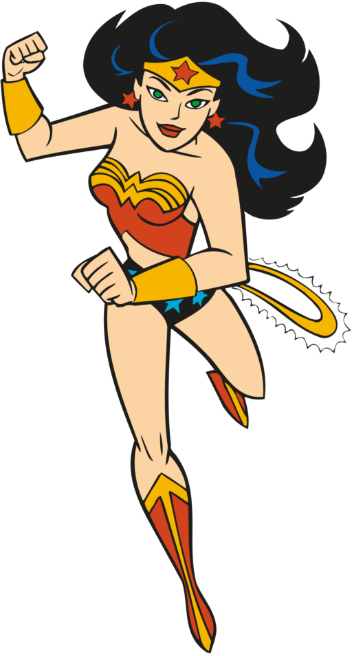 Wonder Woman character Editable Vector Files (EPS)
