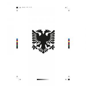 Albanain eagle logo vector