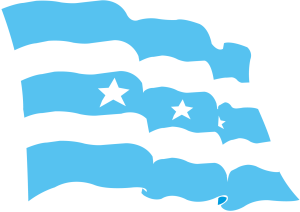 Flag of Guayaquil vector