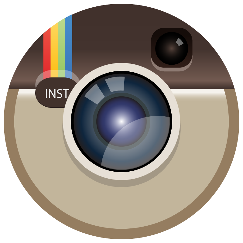 Instagram color icon Circle vector (.eps + .svg)