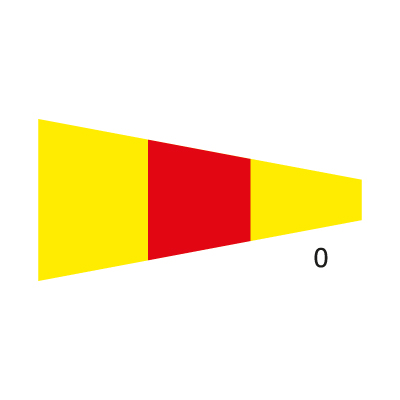 0 Flag logo vector