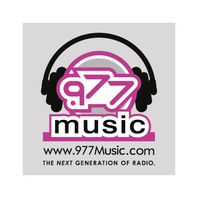 .977 music vector logo