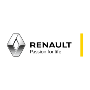Renault logo vector with slogan