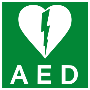AED Sign Vector (SVG, EPS) + PNG