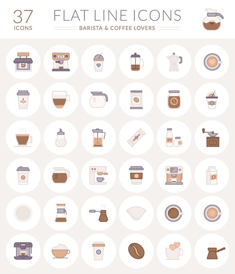 barista-coffee-lovers-flat-line-icons-preview-free