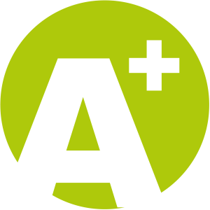 A Plus logo vector
