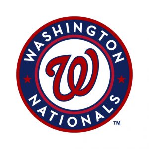 Washington Nationals baseball team logo vector