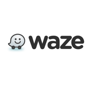 Waze logo vector