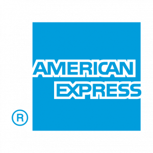 American Express flat logo vector