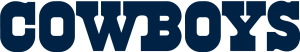 Dallas Cowboys Wordmark Logo Vector & PNG