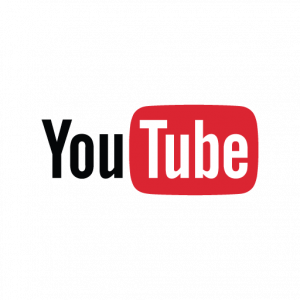 YouTube flat logo vector