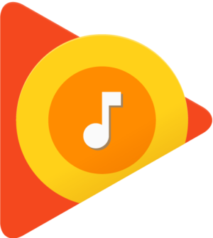 Google Play Music logo vector (SVG, EPS) formats