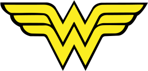Wonder Woman logo vector (SVG, EPS) formats