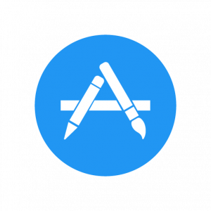 Apple App Store vector logo (.EPS + .AI + .SVG) download for free