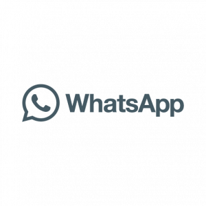 WhatsApp logo vector (Black and white) for free download