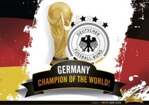 World Cup trophy for Germany Vector