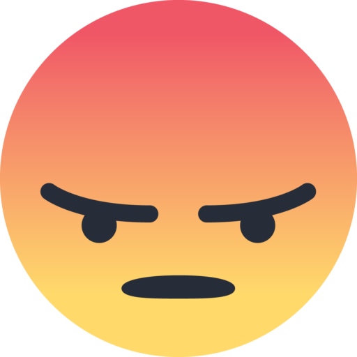 Facebook Angry Emoji Vector (SVG) + PNG