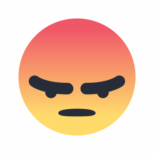 Facebook Angry vector