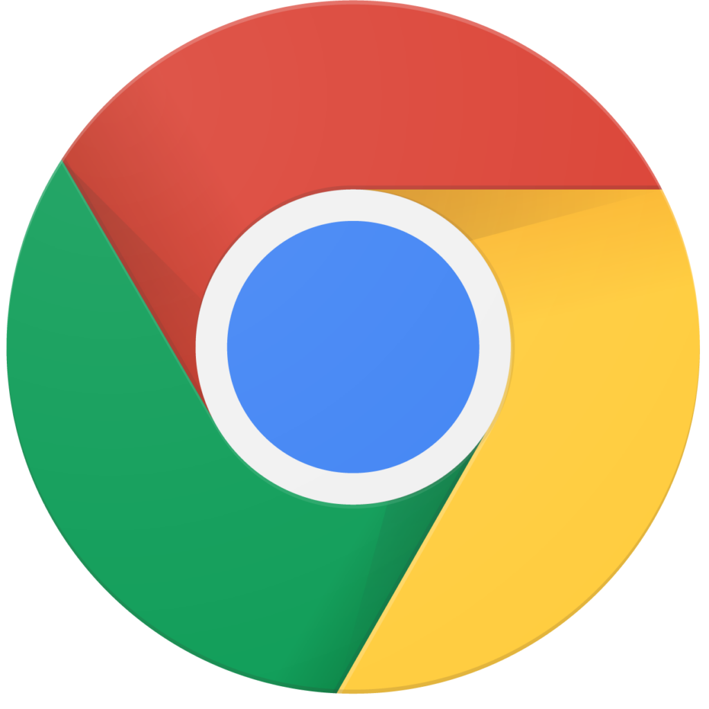 Google Chrome (2014-2022) logo PNG Google Chrome logo