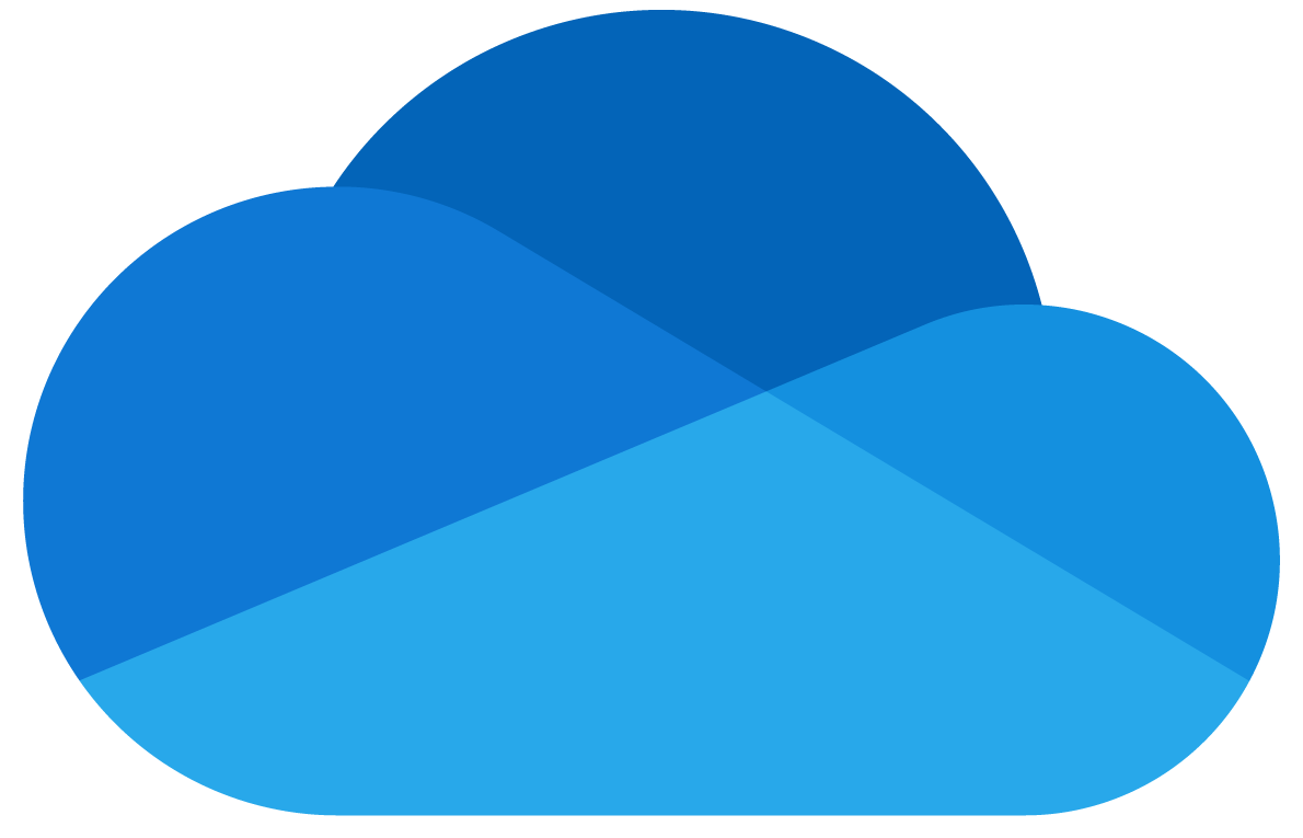 Microsoft OneDrive vector logo (.SVG) free download