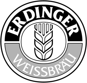 ERDINGER Weißbier (black version) logo vector