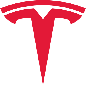 Tesla logo symbol vector
