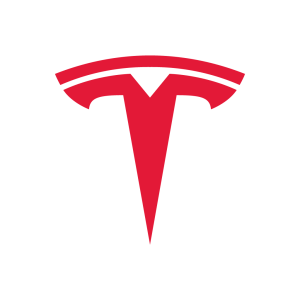Tesla logo symbol vector