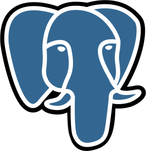 PostgreSQL logo vector