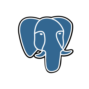 PostgreSQL logo vector