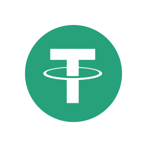 Tether (cryptocurrency) logo symbol vector