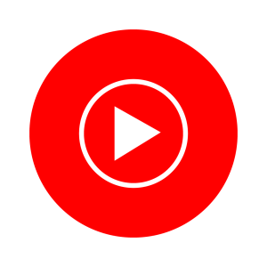 YouTube Music icon vector